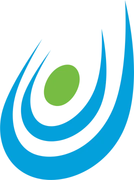 the logo for a water company