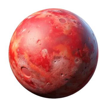 an image of a red ball on a white background