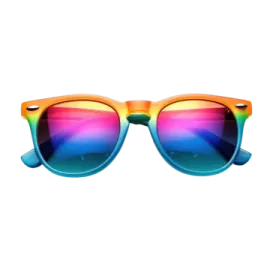 a pair of sunglasses on a white background