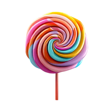 a colorful lobok on a white background