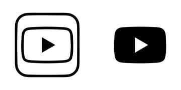 a black and white image of a video player