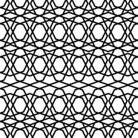 a black and white geometric pattern
