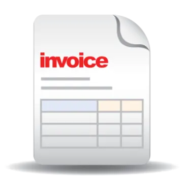 the invoe logo on a white paper