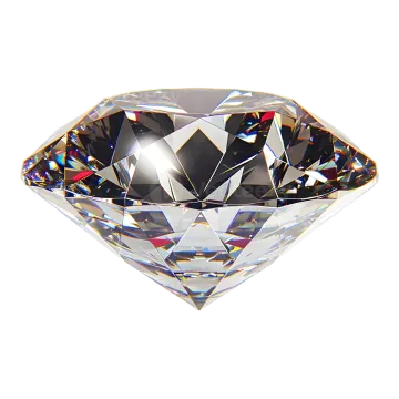 a diamond on a white background