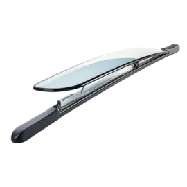 an image of a black and white hair straightener