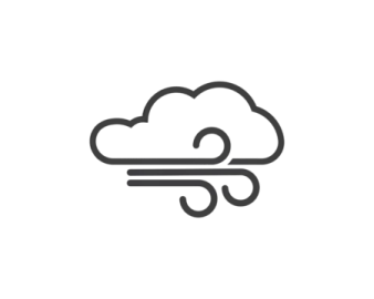 a black and white icon of a cloud