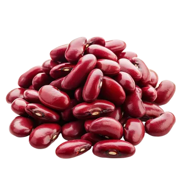 a pile of red beans