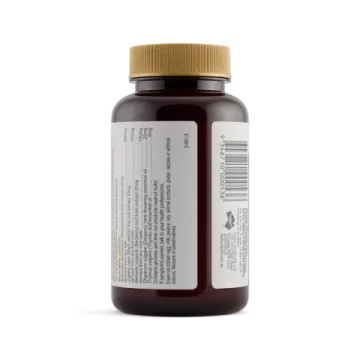 the back of a bottle of vitamin supplement