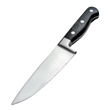 a knife on a white background