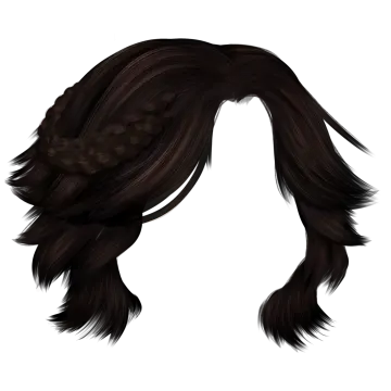 a drawing of a woman's hair