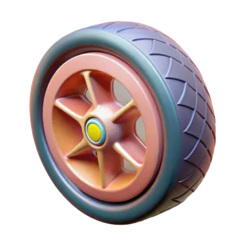 an image of a toy car wheel