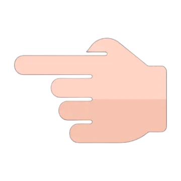 a hand pointing at the viewer