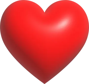 a red heart