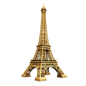 the eiff tower 3d model