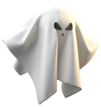 a 3d image of a ghost