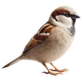 a small bird standing on a white surface