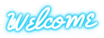 the word welcome on a white background