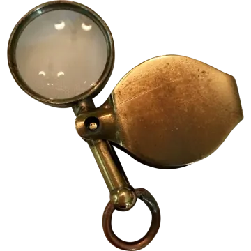 a close up of a magnit on a white background