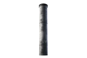a black and white photo of a tall pole