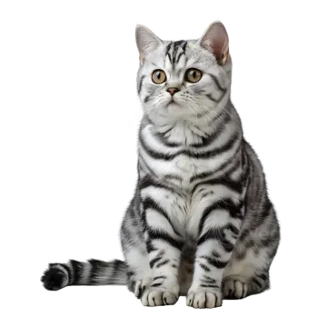 a black and white cat sitting on the floor