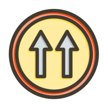 two arrows in a circle