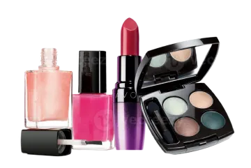 a variety of cosmetics products