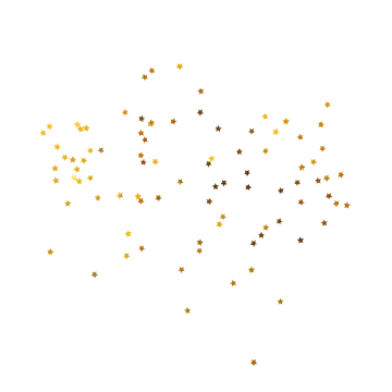gold stars on a white background