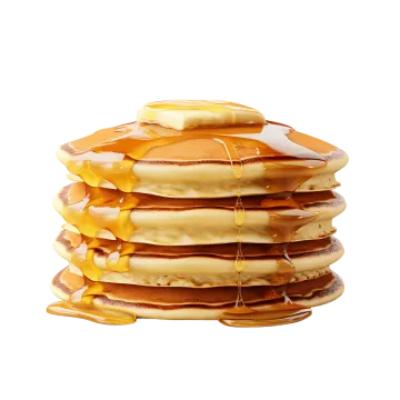a stack of pancakes