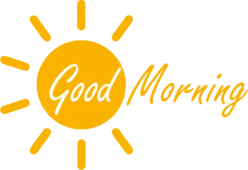 the logo for god morning