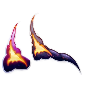 two different types of fire and flames