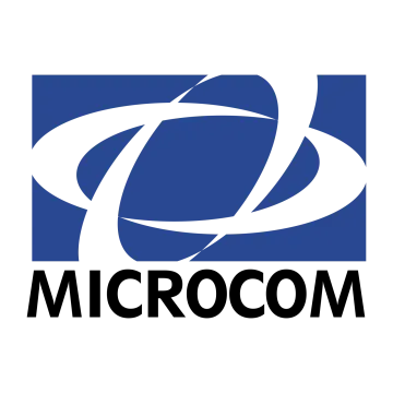 the logo for micro