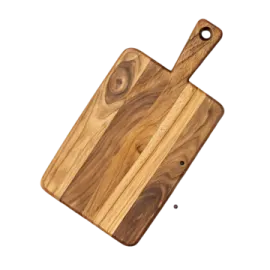 a cutting board on a white background