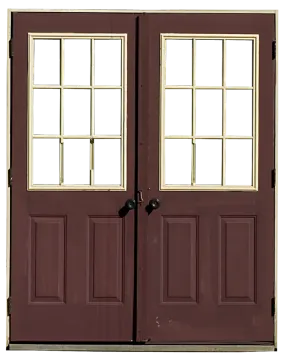 a pair of double doors