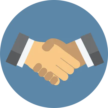 two hands shaking over each other hands
