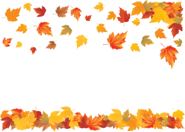 a frame made out of autumn leaves