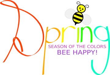 a bee with the words spring on it