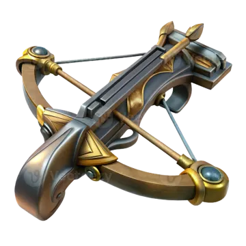 a bow and arrow on a white background