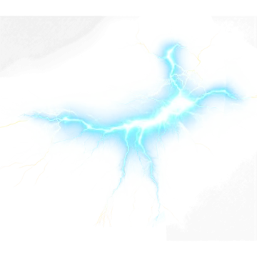 a lightning bolt in the sky