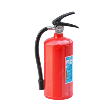 a red fire exor on a white background