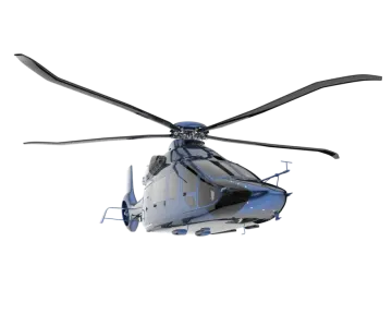 a helicopter on a white background