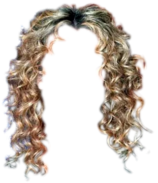 an image of a woman with long curly hair