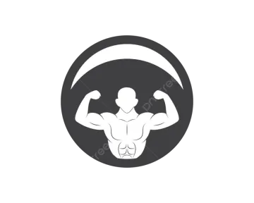 a black and white image of a man's torso in a circle