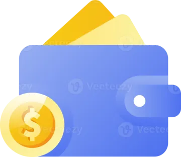 a credit card with a coin in it