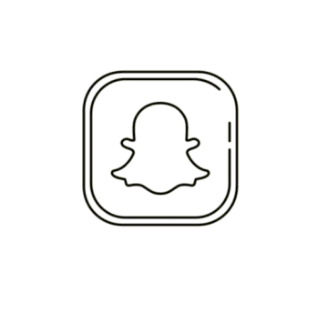 a line drawing of a snap icon