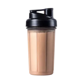a coffee cup with a black lid