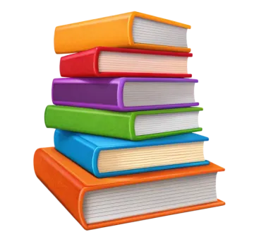 a stack of books
