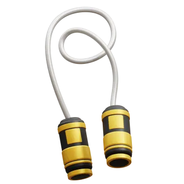 a pair of yellow and black connectors