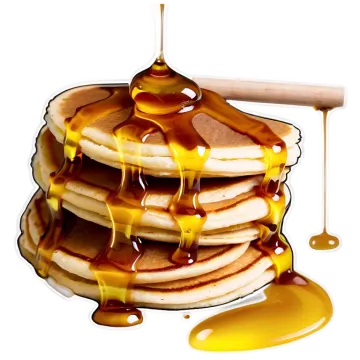 a stack of pancakes
