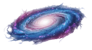 a painting of a spiral galaxy