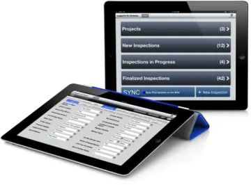 an ipad and tablet with the app on it